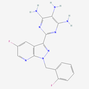 1350653-30-3 | 2-[5-fluoro-1-(2-fluorobenzyl)-1H-pyrazolo[3,4-b]pyridin-3-yl]pyrimidine-4,5,6-triamine