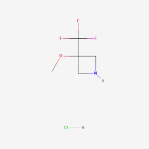 2126162-29-4 | 3-methoxy-3-(trifluoromethyl)azetidine hydrochloride
