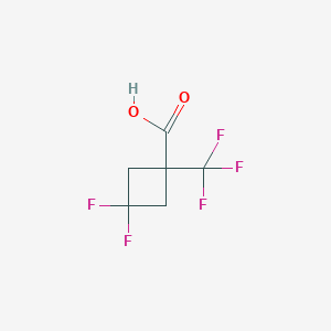 2167095-52-3 | 3,3-Difluoro-1-(trifluoromethyl)cyclobutane-1-carboxylic acid